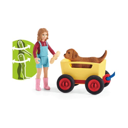 Schleich izlet sa ručnim kolicima, set figura Slike