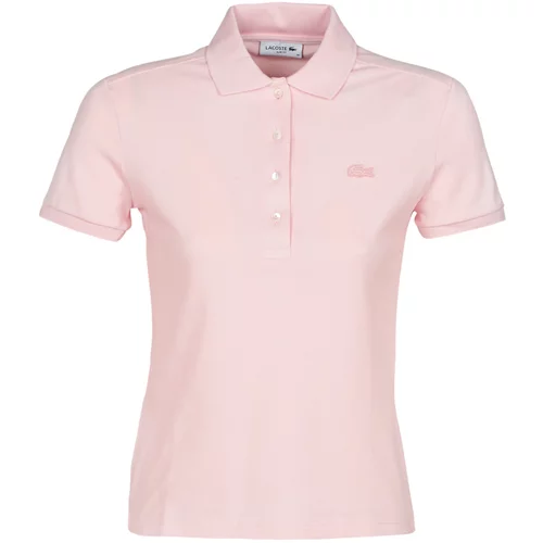 Lacoste Polo majice kratki rokavi PH5462 SLIM Rožnata