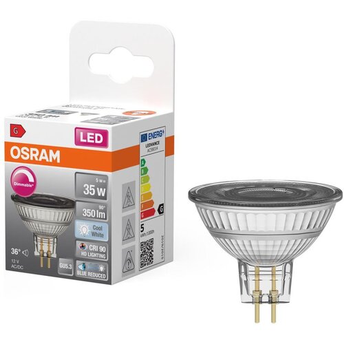  LED prigu&amp;scaron;iva reflektorska sijalica MR16 GU5,3/5W/12V 4000K 36&amp;deg; CRI 90 - Osram Slike
