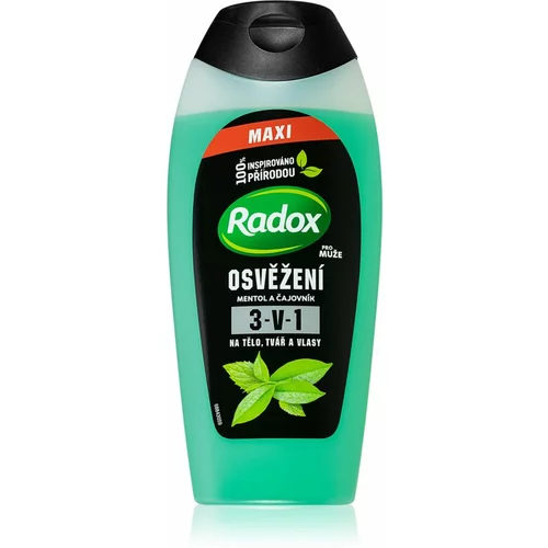 RADOX Refreshment osvežujoč gel za prhanje za moške 400 ml