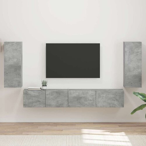 3 pcs Betonski sivi Slike