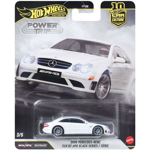 Mattel Hot Wheels Premium: Cool-tura 2008 Mercedes-Benz CLK 63 AMG Black Series autić 1/64 - Cijene