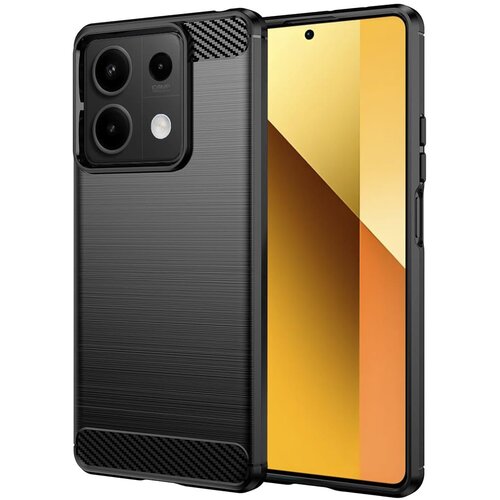 Techsuit Carbon Silicone ovitek za Xiaomi Redmi Note 13 5G &ndash; črna Cene