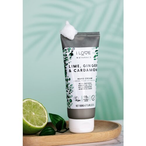 I love... Naturals Lime, Ginger &amp;amp; Cardamom krema za roke 100 ml Slike