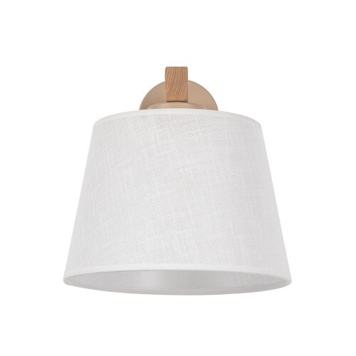  Brilagi - Zidna lampa LATTE SABIA 1xE27/15W/230V borovina/bela Slike