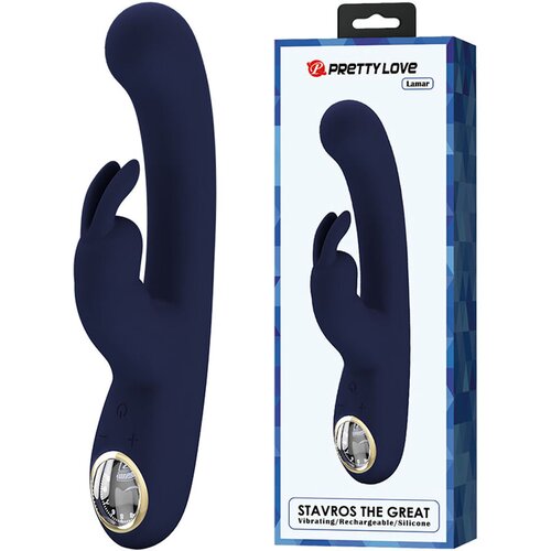  Vibrator Pretty love Lamar, 22cm, Ljubičasti Slike