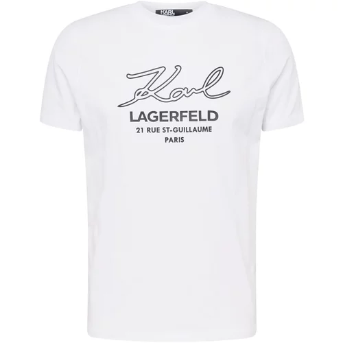 Karl Lagerfeld Majica crna / bijela