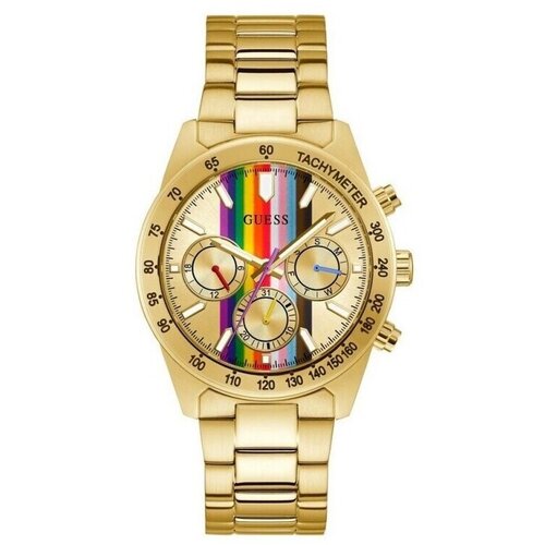 Guess Analogne ure gw0434g1 Pozlačena Cene