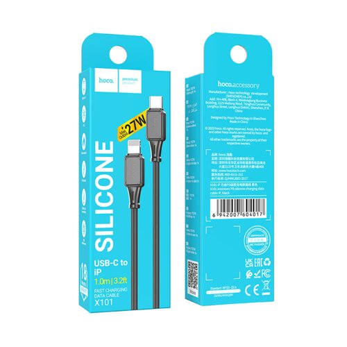 hoco. X101 KABEL USB NA TYPE-C (1M) BLACK Cijene