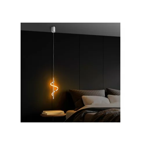 Opviq LED viseča svetilka v srebrni barvi ø 16 cm Likma –