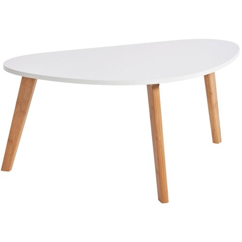 Bonami Essentials Bela klubska mizica Skandinavian, dolžina 84,5 cm Slike