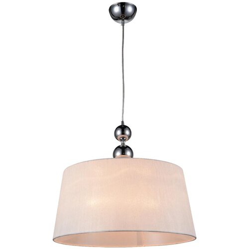 Candellux luster/visilica-clara viseća lampa 45 1X60W E27 hrom / bela Cene