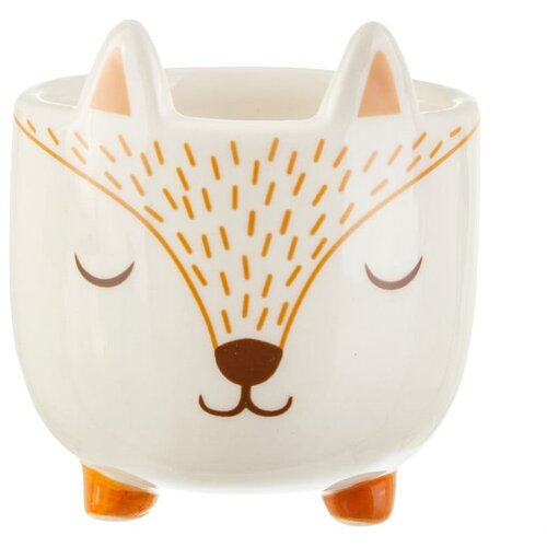 Sass & Belle Kamena ukrasna tegla za cvijeće ø 7 cm Woodland Fox – Cijene