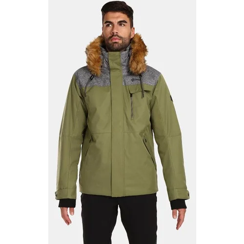 Kilpi Men's winter jacket ALPHA-M Green