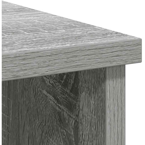  Komoda s ladicom siva sonoma 101x35x76 cm konstruirano drvo Slike