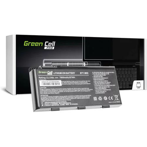 Green cell baterija PRO BTY-M6D za MSI GT60 GT70 GT660 GT680 GT683 GT780 GT783 GX660 GX680 GX780