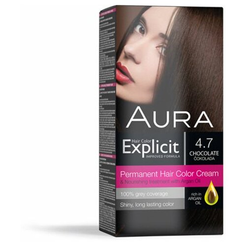 Aura boja za kosu explicit 4.7 čokolada Cene