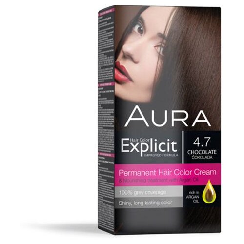 Aura EKSPLICIT Boja za kosu 4.7 NOVA čokolada Cijene