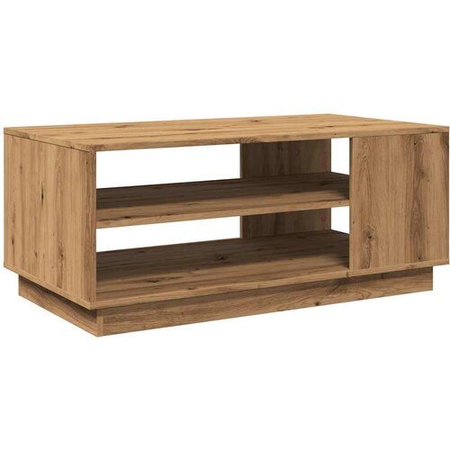 Maison Chic Klubska mizica - kavna mizica - Nizka mizica artisan hrast 102x55x43 cm inženirski les, (21754134) Cene