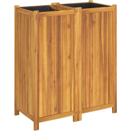 Maison Chic Vrtno cvetlično korito - Cvetlični Lonec s podlogo 84x42x100 cm akacijev les, (21790295) Cene