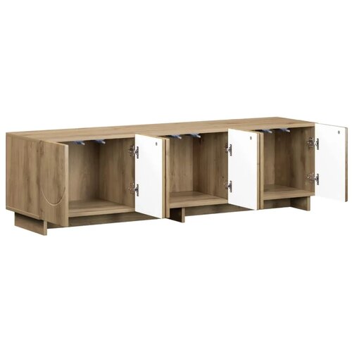  TV stalak 140 x 34 5 x 40 cm Hrast artisan Konstruirano drvo - Hrast artisan 140 x 34 5 x 40 cm Slike
