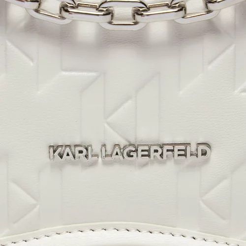 Karl Lagerfeld Ročna torba Seven Element 240W3193 White/Nickel 145