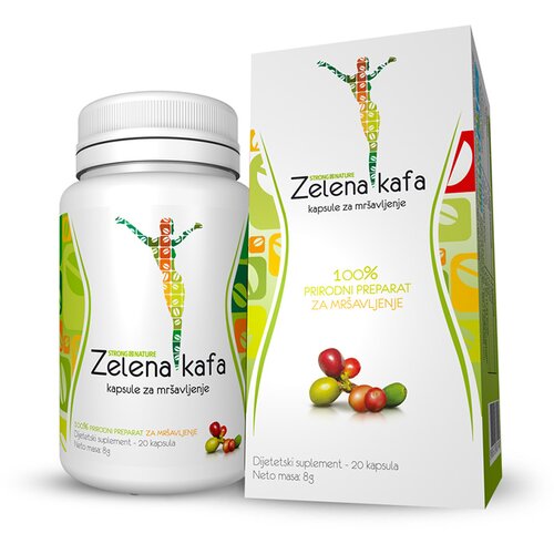ELEPHANT strong nature zelena kafa, 400 mg, 20 kapsula Slike
