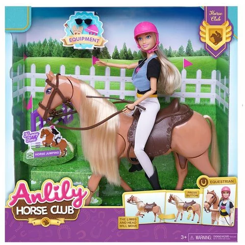 Masen Toys punčka s konjem 426084