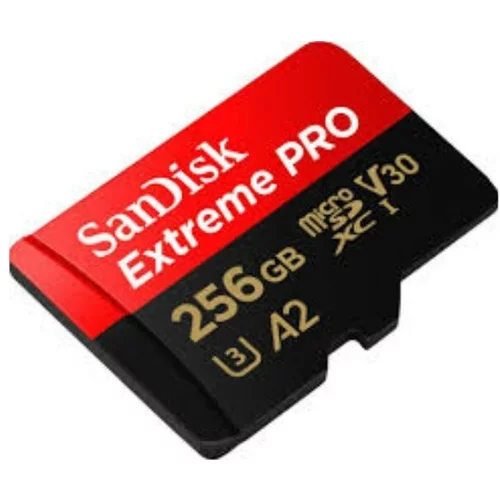 Sandisk spominska kartica z SD adapterjem Micro SDXC 256GB EXTREME PRO (SDSQXCZ-256G-GN6MA)