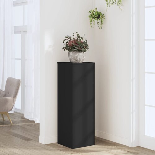 vidaXL Stojalo za rastline črno 33x33x100 cm inženirski les Cene