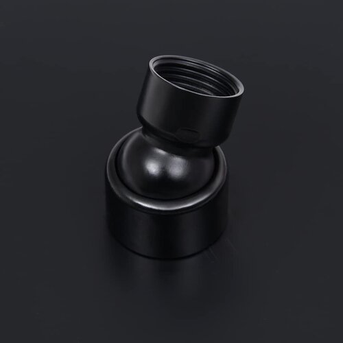  Glava za tu&amp;scaron; od nehrđajućeg čelika 50 x 50 cm četvrtasta crna Slike