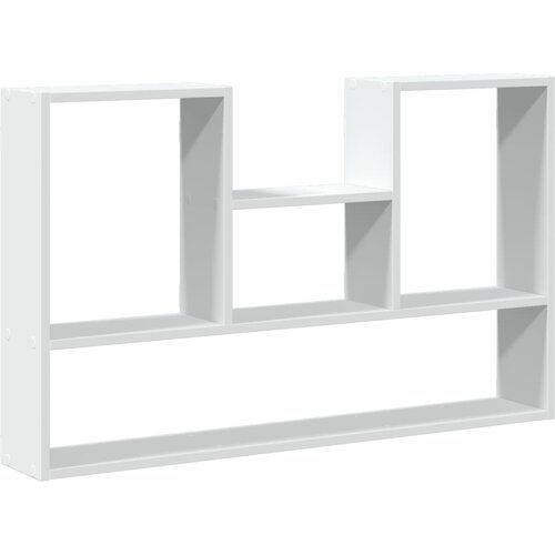 Maison Chic Stenska polica - Viseča Polica bela 99x15x60 cm iverna plo&amp;scaron;ča, (21793623) Slike