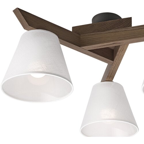  Brilagi - LED Plafonski luster ANTHONY 3xE14/40W/230V hrast orah/bela Slike