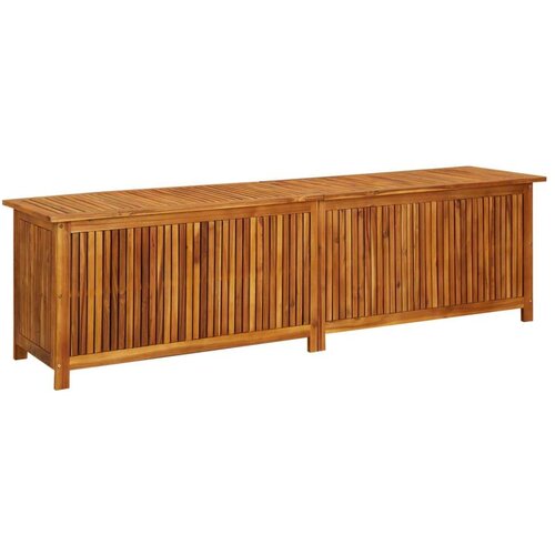 vidaXL Vrtna škatla za shranjevanje 200x50x58 cm trden akacijev les Cene
