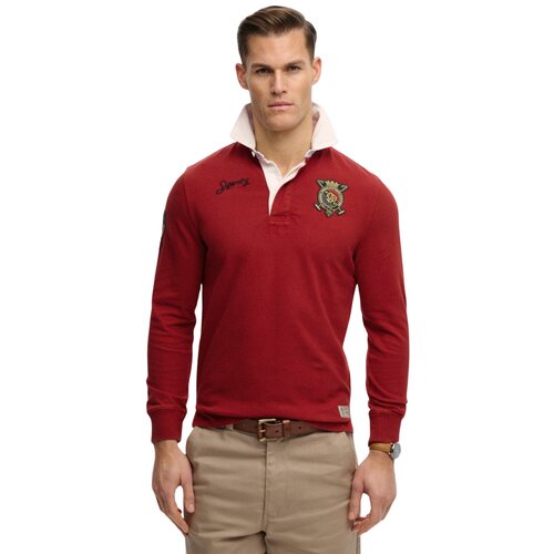 Superdry double emblem rugby majica Slike