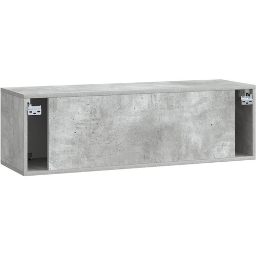  ormar za zid Betonska siva 98 x 31 x 30 cm Konstruirano drvo Slike