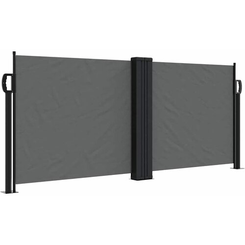  Uvlačiva bočna tenda 100 x 1000 cm antracit Slike