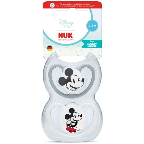 Nuk tolažilna duda - silikon Perfect Match Air 0-6 m, 2 kos Cene