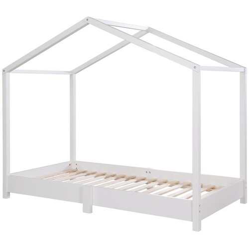 Roba Bela otroška postelja v obliki hiške 70x140 cm Montessori – Cene