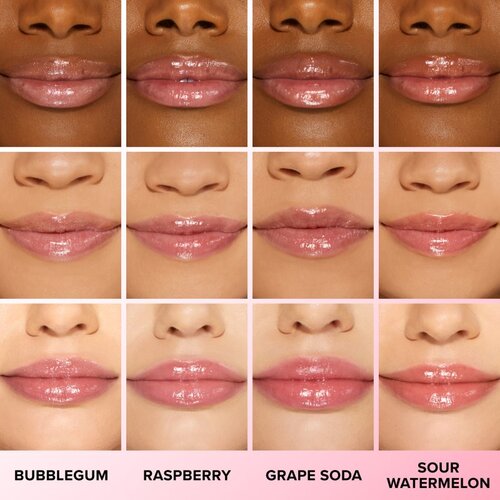 Too Faced Kissing Jelly Lip Oil Gloss oljast sijaj za ustnice za intenzivno vlažnost odtenek Strawberry Frosting 4.5 ml Slike
