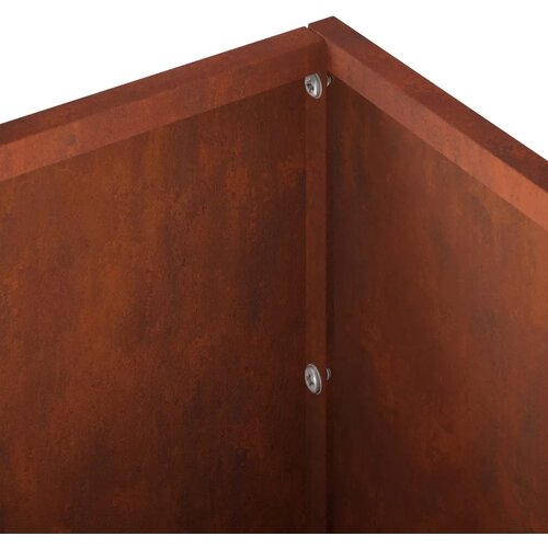  Vrtna saksija Rđa 40 x 20 x 20 cm Otporni čelik - Otporni čelik 40 x 20 x 20 cm 1 Slike