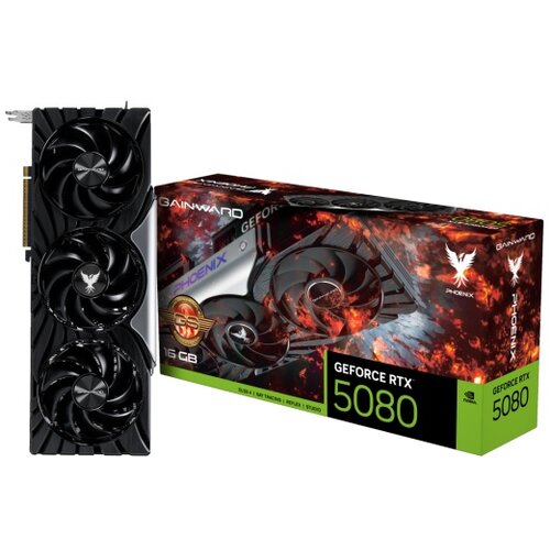 Gainward Grafična kartica nVidia RTX5080 Phoenix GS - 16GB GDDR7 (NE75080S19T2-GB2031X), (5000098060) Slike
