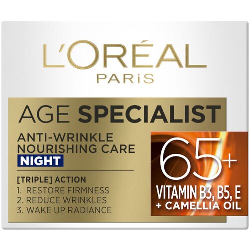 Loreal paris age specialist 65+ noćna krema za lice 50 ml Slike
