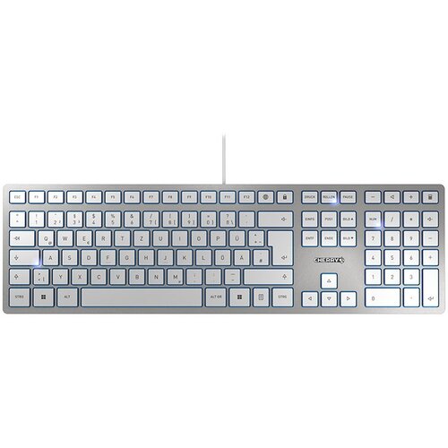 Cherry "Keyboard KC 6000 Slim [DE] silver/white" Cijene