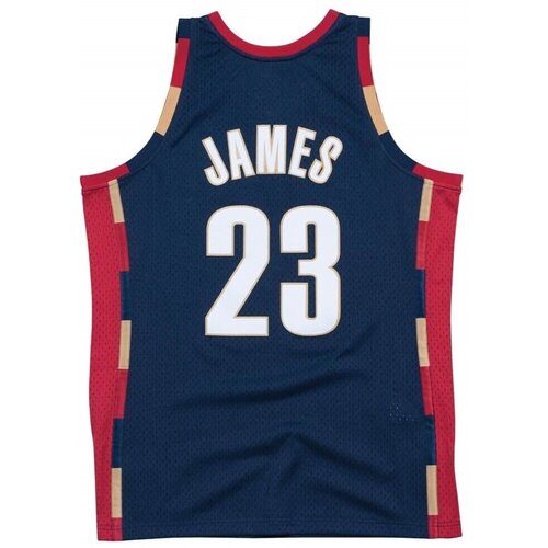 Mitchell &amp;amp; Ness Dres NBA Cavaliers 2008 Lebron James Swingman Alternate Jersey Navy XXL Slike