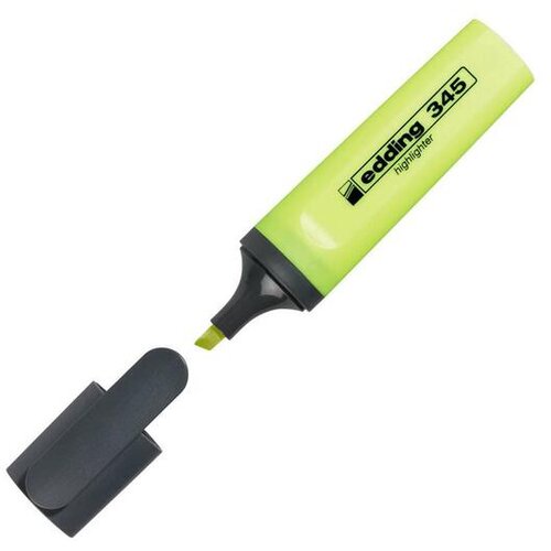 Edding označevalec teksta - marker EDE345005 E-345, rumen 10 KOS Slike