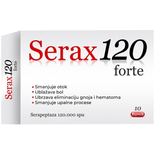Serax Dodatak ishrani Forte, 120.000 Spu, 10 kapsula Cene