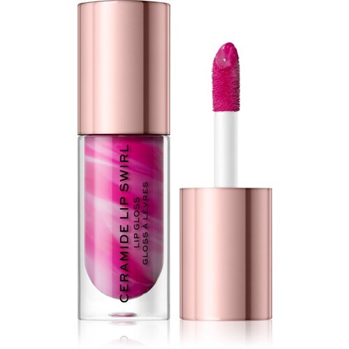 Revolution Ceramide Swirl vlažilni sijaj za ustnice odtenek Berry Pink 4,5 ml Slike