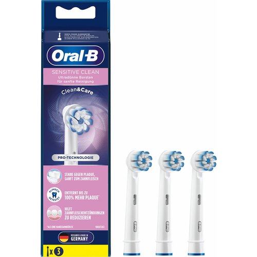 Oral-b Sensitive Clean s tehnologijom Clean&amp;amp;Care nastavci, 3 komada bijeli Slike