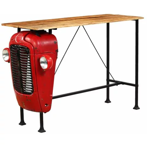  Barska miza motiv traktor trmangov les rdeča 60x150x107 cm